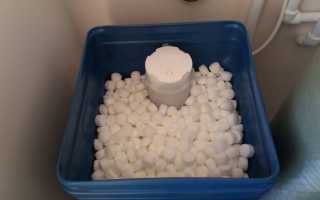 Использование таблетированной соли для фильтров и систем очистки воды
